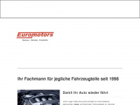 euro-motors.de Webseite Vorschau