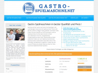 gastro-spuelmaschine.net Webseite Vorschau