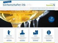 bierbotschafter-ihk.info Webseite Vorschau