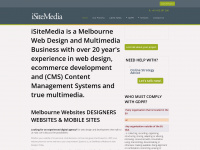 isitemedia.com.au Webseite Vorschau