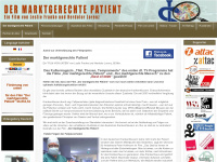 der-marktgerechte-patient.org Webseite Vorschau