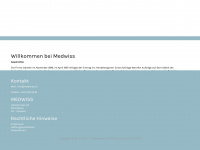 medwiss.ch Webseite Vorschau