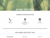 delinear.ch Webseite Vorschau