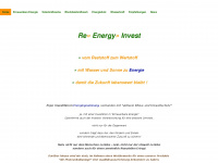 re-energy-invest.com Webseite Vorschau