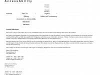 accessability.ch Webseite Vorschau