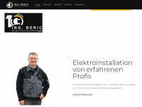 beric-elektrotechnik.at Webseite Vorschau