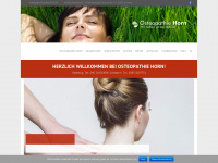 osteopathie-horn.de Webseite Vorschau