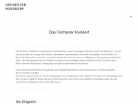 orchester-rossdorf.de Webseite Vorschau