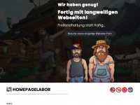 homepagelabor.ch Webseite Vorschau