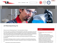 materialpruefungen.ch Webseite Vorschau