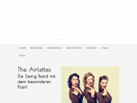 the-airlettes.com Webseite Vorschau