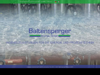 baltensperger-energie.ch Webseite Vorschau