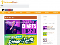 schlager-charts.com Webseite Vorschau