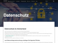 datenschutz-ammerland.de Webseite Vorschau