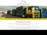gerhardt-container.de Webseite Vorschau