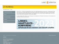 lh-konferenz.ktn.gv.at Webseite Vorschau