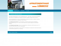 appartementhaus-luebbecke.de Webseite Vorschau