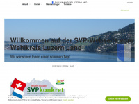 svp-wahlkreisluzernland.ch Webseite Vorschau
