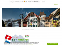 svp-wahlkreiswillisau.ch Webseite Vorschau