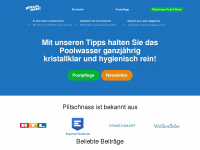 plitschnass.de Webseite Vorschau