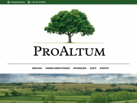 proaltum.de Webseite Vorschau