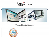 hostaction.ch Webseite Vorschau