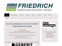 friedrich-gebaeudetechnik.ch Webseite Vorschau