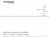 mobi-therm.de Webseite Vorschau