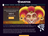 mustos.de Webseite Vorschau