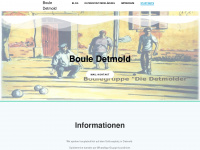 boule-detmold.de Webseite Vorschau