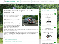 fahrradtraeger-test.eu Webseite Vorschau