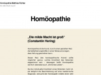 homoeopathie-matthias-richter-berlin.de Webseite Vorschau