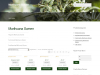 marihuana-samen.com Webseite Vorschau