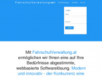 fahrschulverwaltung.at Webseite Vorschau