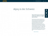 alpiq.ch Webseite Vorschau