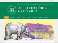 albrecht-duerer-gymnasium.de Webseite Vorschau