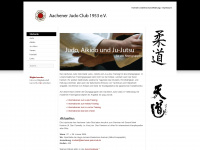 aachener-judo-club.de Webseite Vorschau