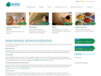 egginger-naturbaustoffe.de Webseite Vorschau