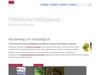 fraenkischer-gebirgsweg.de Webseite Vorschau