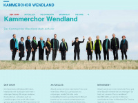 kammerchor-wendland.de Webseite Vorschau