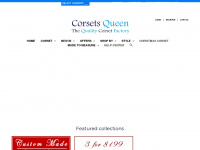 corsetsqueen-au.com Webseite Vorschau