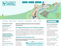transition-initiativen.org Webseite Vorschau