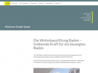 wohnbaustiftung-baden.ch Webseite Vorschau