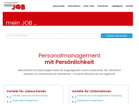 mein-job.com Webseite Vorschau