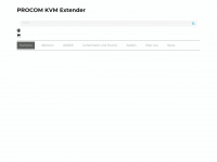 procom-kvm-extender.de Webseite Vorschau