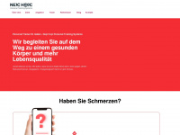 nejchojc-personaltrainer.ch Webseite Vorschau
