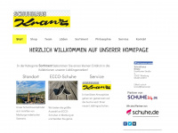 schuhhaus-kranz.de Webseite Vorschau