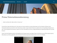 prima.one Webseite Vorschau