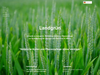 landgrün.de Webseite Vorschau
