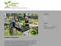 urbane-gaerten.org Webseite Vorschau